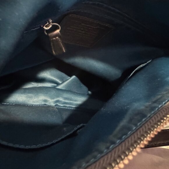 Coach Signature Hobo Bag J1373-29124E Gray Silver Shiny Hangtag - Picture 12 of 15